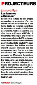 L'Hebdo salue les femmes à l'honneur de la Suisse des Talents