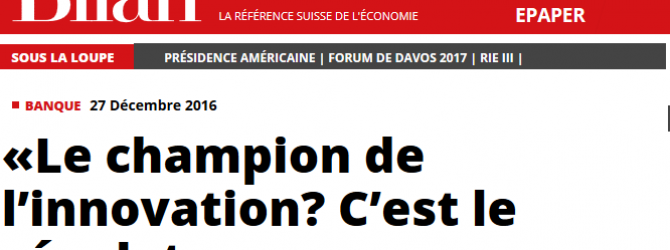 Les banques et le chocolat n’ont pas été inventés en Suisse
