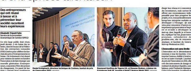 Tribune de Genève : 1ère édition de la Suisse des Talents