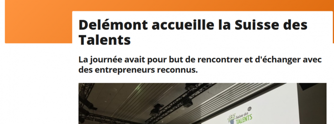 Delémont accueille la Suisse des Talents
