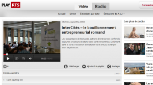 Reportage RTS La Première : 