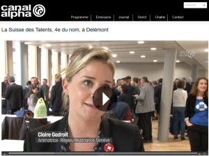 Suisse des Talents : reportage Canal Alpha le 4 avril à Delémont