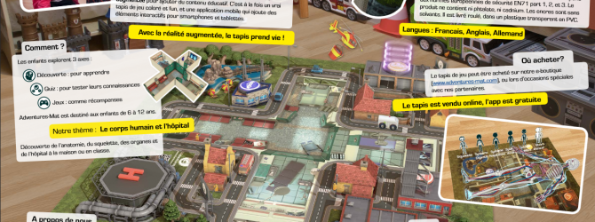 Le premier tapis de jeu ludo-éducatif en réalité augmentée