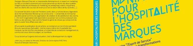 3 exemplaires du "Manifeste pour l'hospitalité des marques" offerts