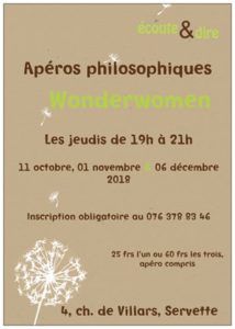 Apéro Philosophique sur le thème de la WonderWoman